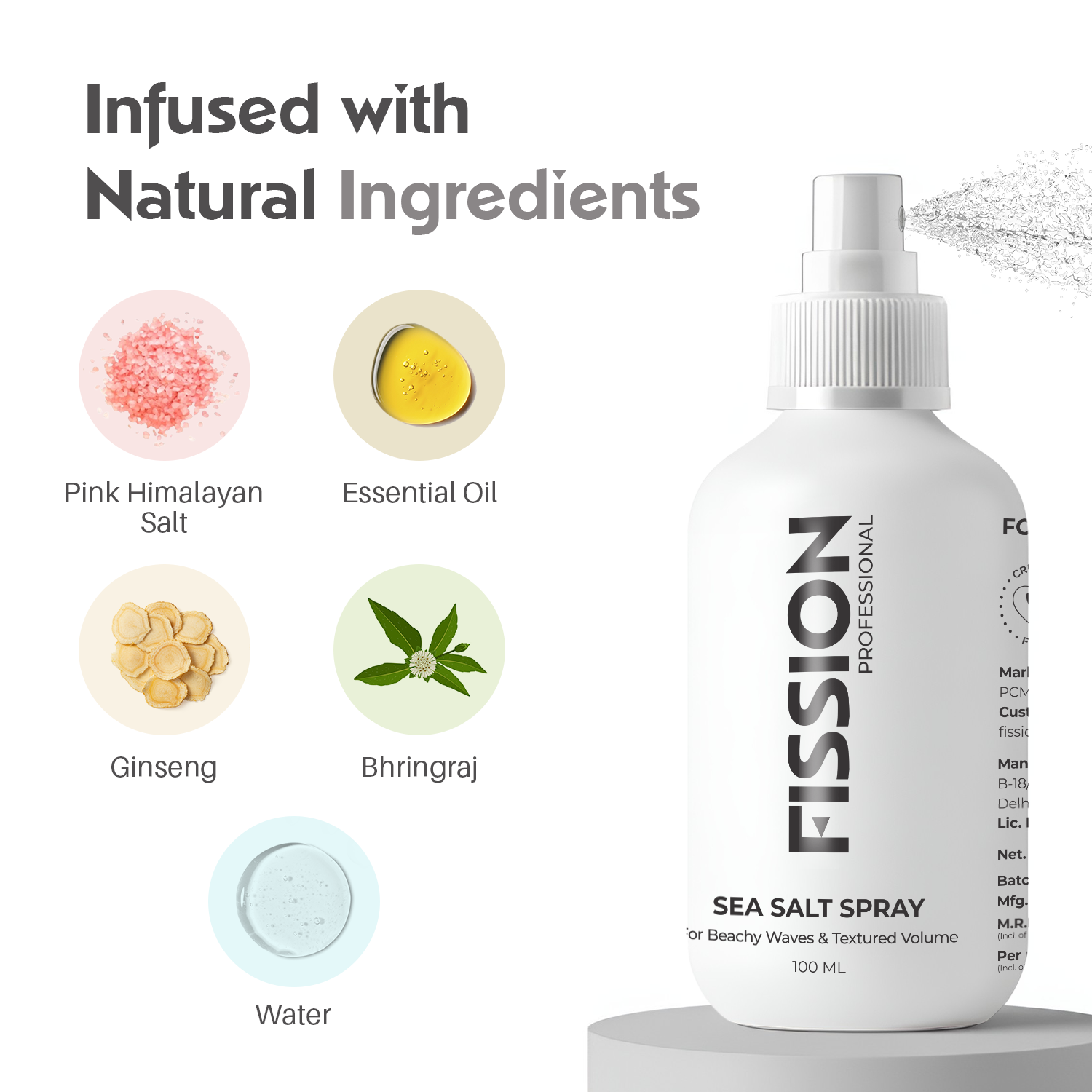 FISSION Professional SeaSalt Spray